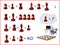 Mathematical logic puzzle game for smartest. How much is the pawn? Solve examples and count the price of all chess pieces. Page