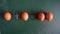 Mathematical operation of addition, represented by eggs.