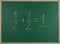 Mathematical representation addition of two fractions