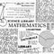 Mathematics cover, school subject.