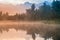 Matheson reflection water lake with Mt.Cook mountain,