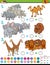 Maths addition educational game with animals