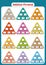 Maths Pyramids for Mental Maths Practice, complete the missing numbers, math worksheet for kids