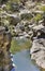 Matilija Creek closeup in Los Padres National Forest, CA, USA