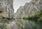 Matka Canyon lake and river,near Skopje,Northern Macedonia