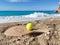 Matkot greek beach tennis game on sand, Lefkada