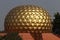 Matrimandir inside Auroville in Puducherry, Indian tour