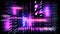 Matrix alphabet dimension vertical and horizental with magenta blue and purple laser abstract light effect falling black screen