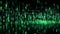 matrix style binary code digital background with falling numbers