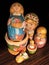 Matryoshka doll, Russian doll, Russian nesting doll, stacking dolls, wooden dolls.