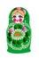 Matryoshka doll in vector,