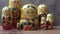 Matryoshka - Russian folding doll made of wood, inside which there are dolls of smaller size. Semenovskaya matryoshka