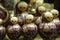 Matryoshkas in russian souvenir shop in Moscow