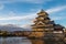 Matsumoto castle, national treasure of Japan