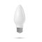 Matt lightbulb on a white background