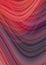 Matte background in red and dark violet shades assembled from falling curved transparent stripes