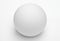 Matte white sphere