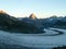 Matterhorn + Aletsch-Glacier