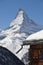 The Matterhorn with blue sky