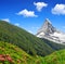Matterhorn is a mountain in the Pennine Alps