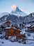 Matterhorn over Zermatt in the Swiss Alps