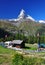 Matterhorn peak and a chalet