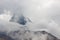 Matterhorn Peeking Through Rain Clouds