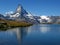 Matterhorn reflecting in Stellisee 06, Switzerland