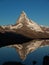 Matterhorn Reflection In Stellisee During Sunrise