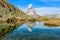 Matterhorn on Riffelsee Lake