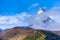 Matterhorn snow peak close-up, Switzerland