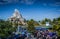 The Matterhorn standing tall amidst a crowd in Disneyland