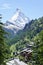 The Matterhorn summit in Zermatt, Switzerland