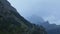 Matterhorn Time lapse 4k video. Moving cloud moment before rain