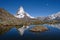 Matterhorn view at sunny day