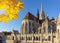 Matthias church in Fisherman bastion in autumn, Budapest, Hungary