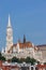 Matthias church and Fisherman towers Budapest cityscape