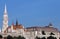 Matthias church and Fishermans tower Budapest city