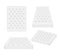 Mattress for comfortable sleep background. Modern soft foam mattress vector design concept illustration