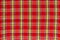 Mattress fabric red square