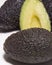 Mature brown avocado