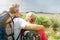 Mature Couple With Backpack