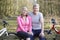 Mature Couple On Cycle Ride In Countryside Together