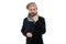 Mature man feeling cold in winter. chill outside. winter weather forecast. man wear warm clothes. bearded man in knitted