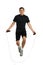 Mature Man Jumping Rope