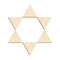 Matzah as Star of David, Passover unleavened bread