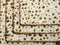 Matzah baked in the oven, laid out in the form of a ladder