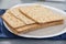 Matzah Unleavened flatbread on Passover Seder table