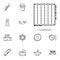 Matzo icon. Judaism icons universal set for web and mobile