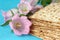 Matzos with flowers
